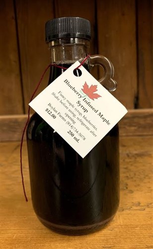 Blueberry Infused Maple Syrup